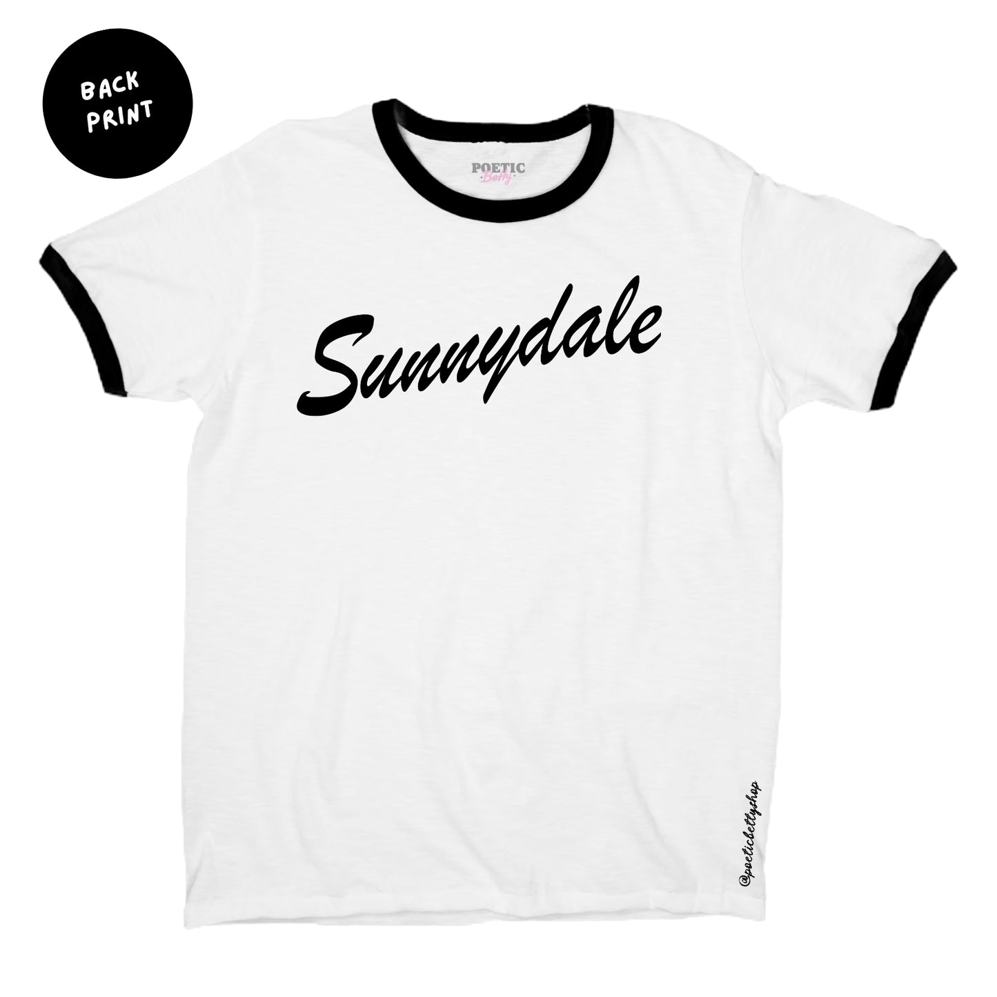 Sunnydale The Undead's Favourite Party Town Retro Ringer T-Shirt