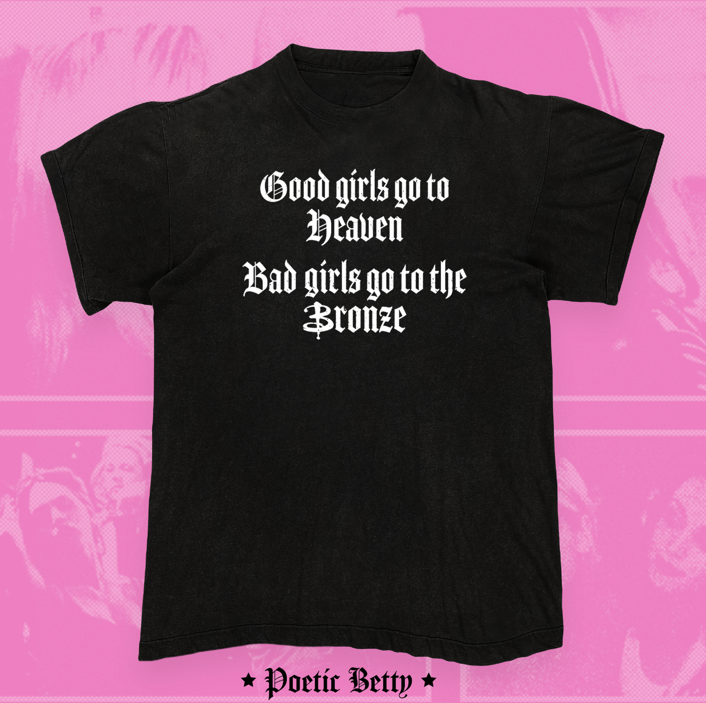 Buffy Vampire Slayer Faith Bad GirlsThe Bronze Graphic Unisex T-Shirt