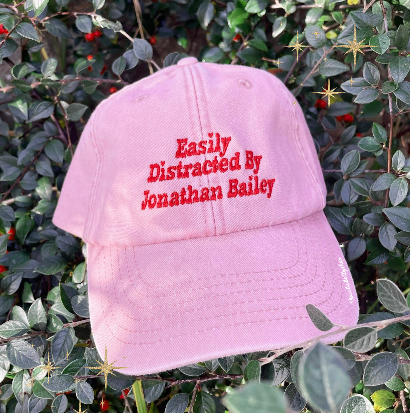 Easily Distracted By Jonathan Bailey Vintage Embroidered Cap