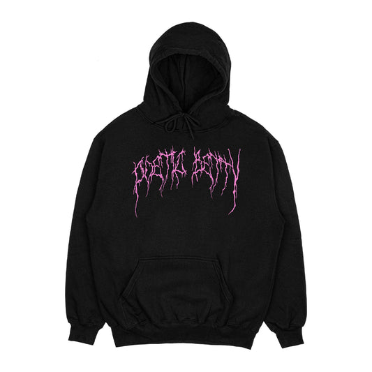Poetic Betty™ She Wolf Metalcore 80s Vintage Inspired Unisex Pullover Hoodie Front & Back Print