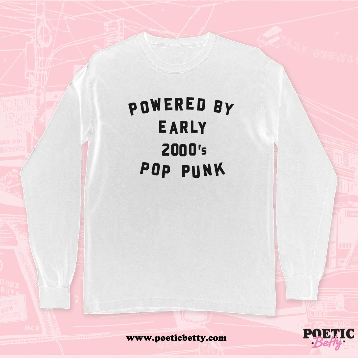 Early 2000s Pop Punk Forever Emo Graphic Long Sleeve Unisex T-Shirt