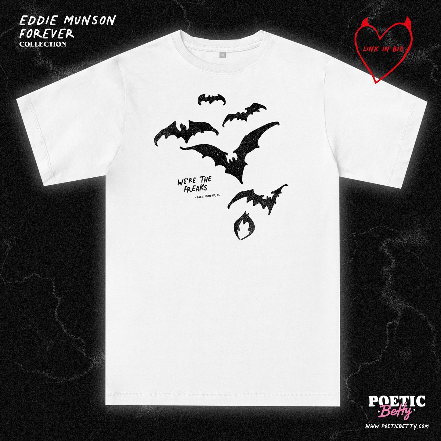 Eddie The Freak Bat Tattoos Spooky Unisex T-Shirt