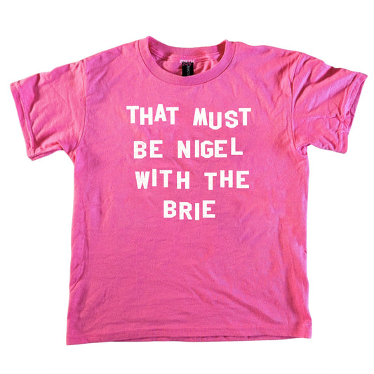 Nigel With The Brie Varsity Style Youth Fit Tee
