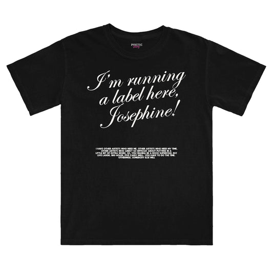 Wyatt Frame Running a Label Josephine Vintage Movie T-Shirt