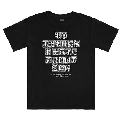 10 Things I Hate About You Initials Carved Vintage T-Shirt