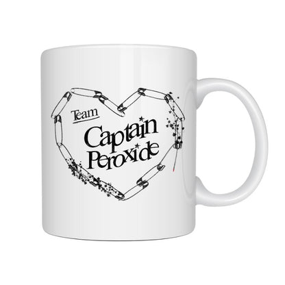 Team Captain Peroxide Safety Spike Pin Heart 11oz Mug