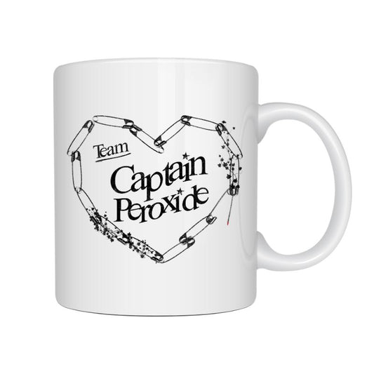 Team Captain Peroxide Safety Spike Pin Heart 11oz Mug
