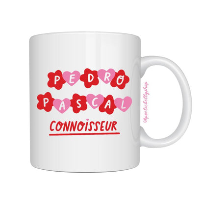 Pedro Pascal Connoisseur Multi Colour Heart 11oz Mug