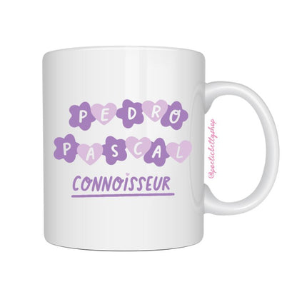 Pedro Pascal Connoisseur Multi Colour Heart 11oz Mug