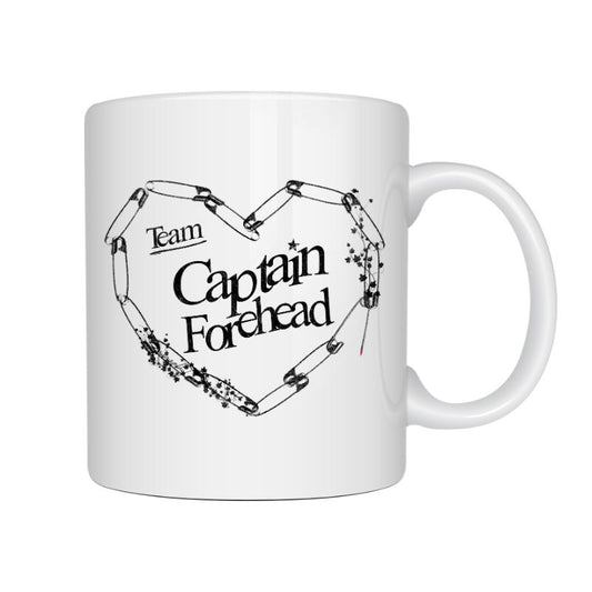 Team Captain Forehead Safety Spike Pin Heart 11oz Mug