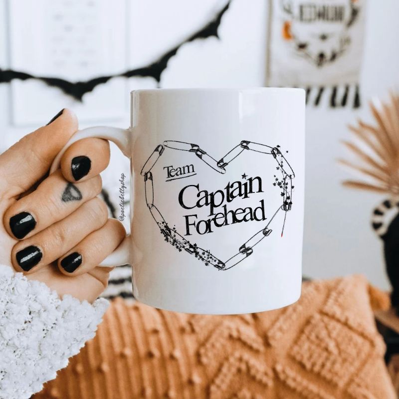 Team Captain Forehead Safety Spike Pin Heart 11oz Mug
