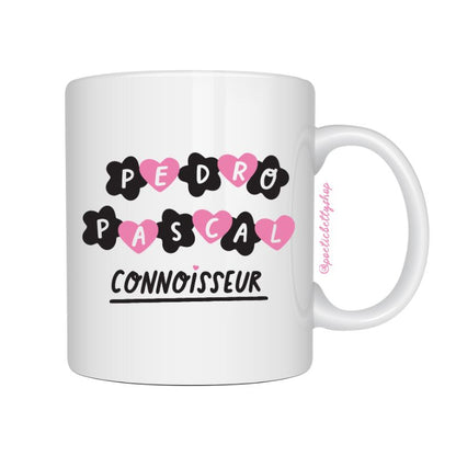 Pedro Pascal Connoisseur Multi Colour Heart 11oz Mug