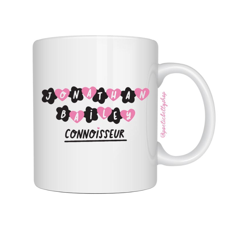 Jonathan Bailey Connoisseur Multi Colour Heart 11oz Mug