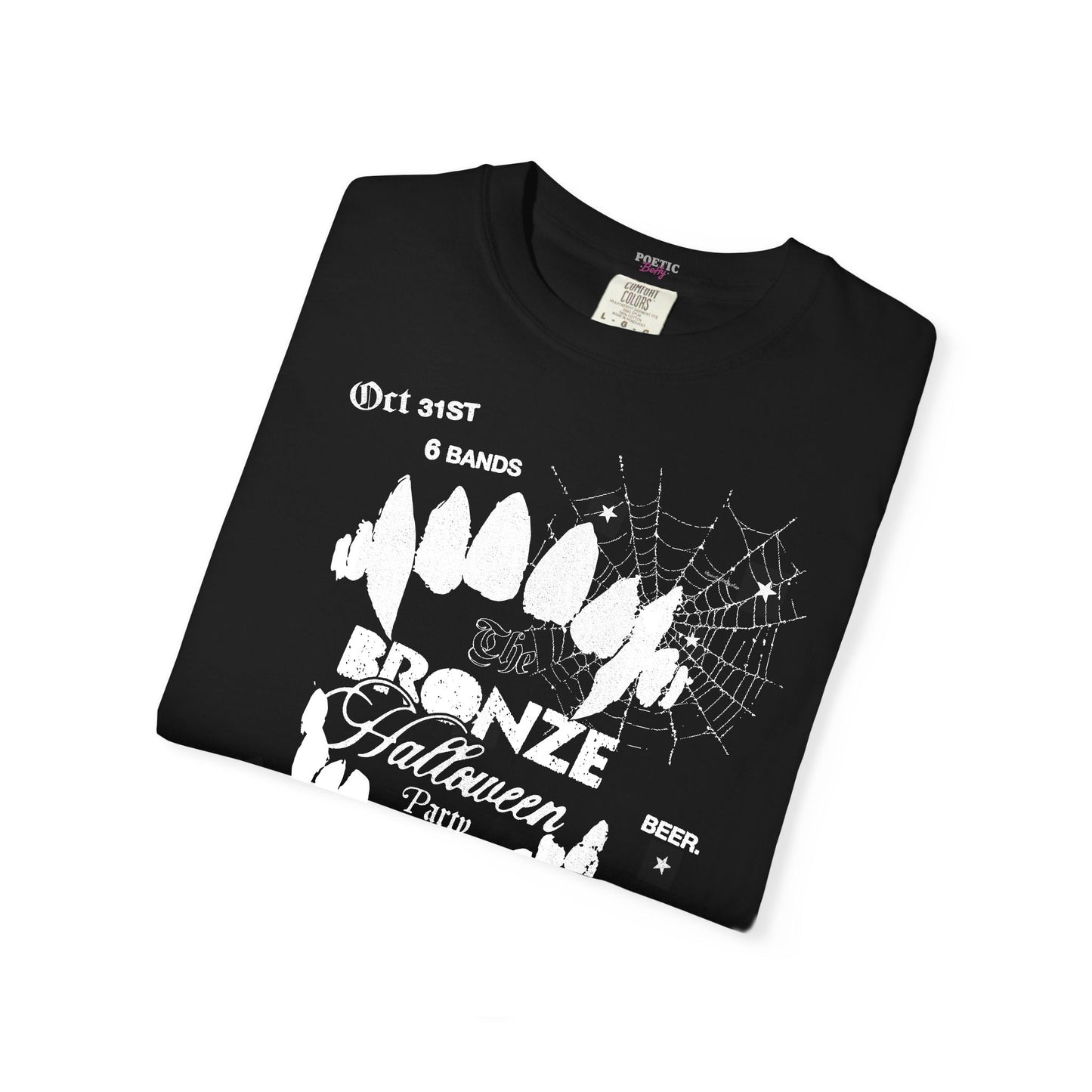 Buffy's The Bronze Halloween Party Black Cotton T-Shirt