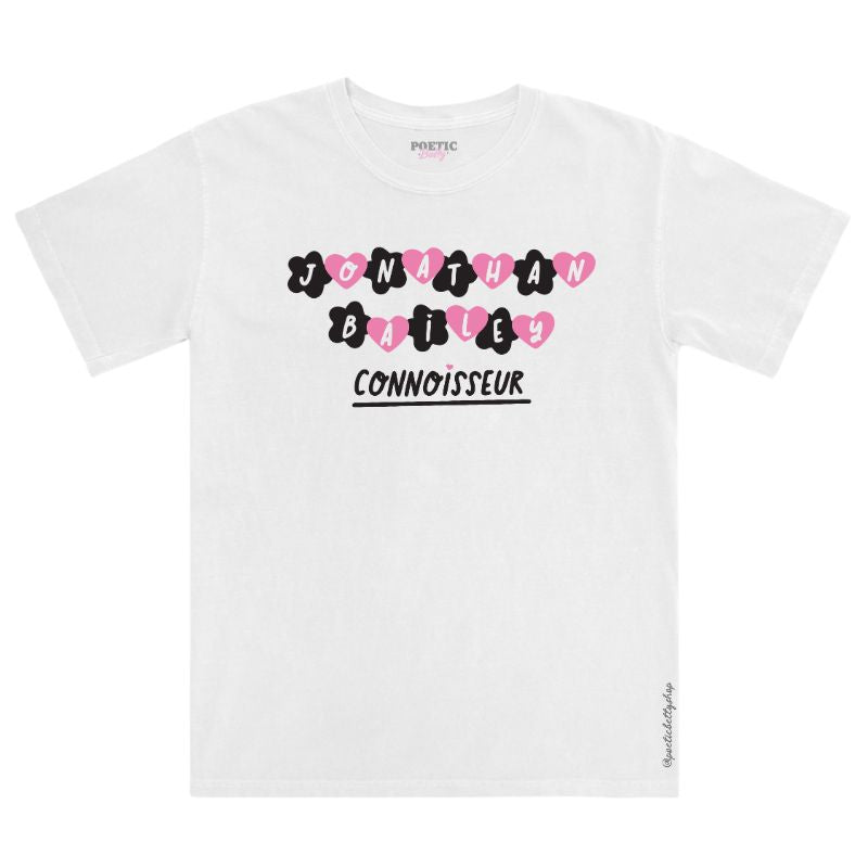 Jonathan Bailey Connoisseur Multi Colour Graphic T-Shirt 100% Cotton