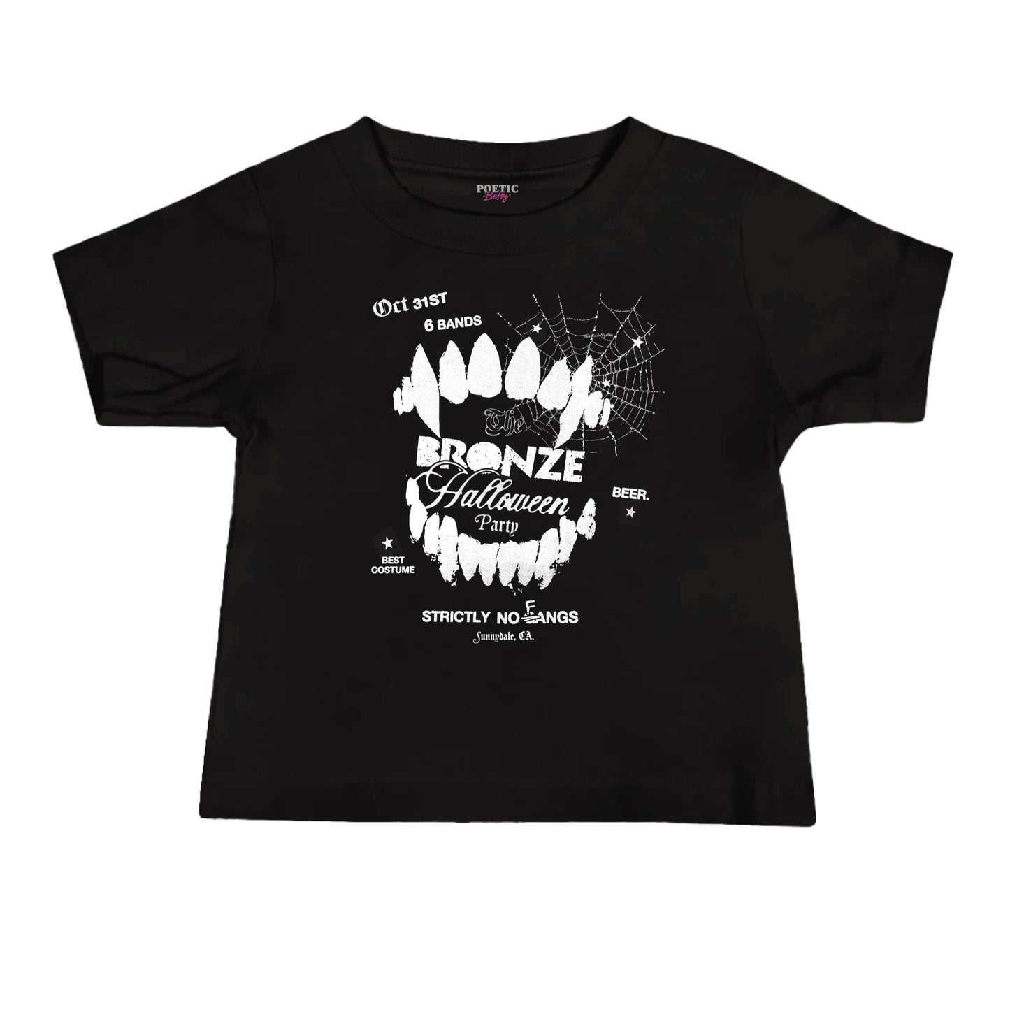 The Bronze Halloween Party Black Baby Tee