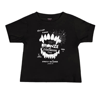 The Bronze Halloween Party Black Baby Tee