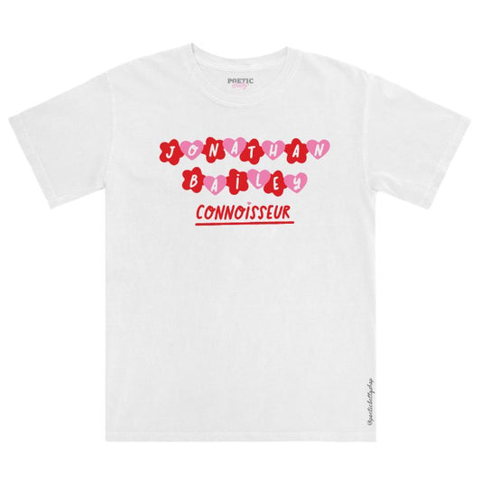 Jonathan Bailey Connoisseur Multi Colour Graphic T-Shirt 100% Cotton