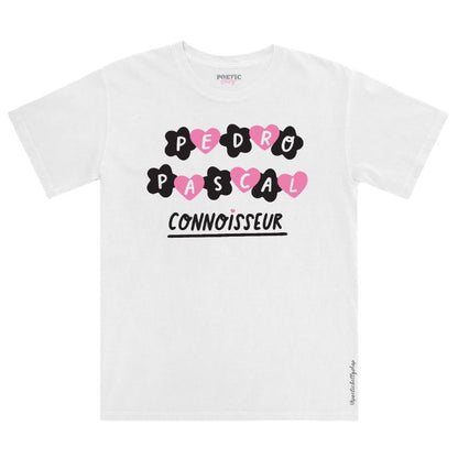 Pedro Pascal Connoisseur Multi Colour Graphic T-Shirt 100% Cotton