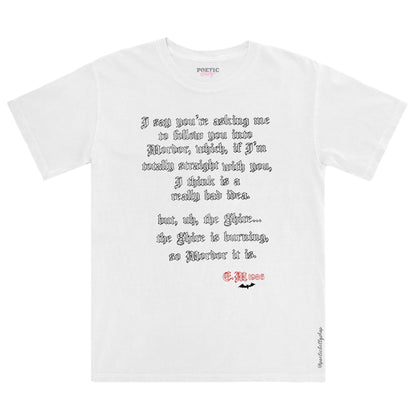 The Shire is burning, So Mordor It is Halloween Red Flames T-Shirt Black Unisex