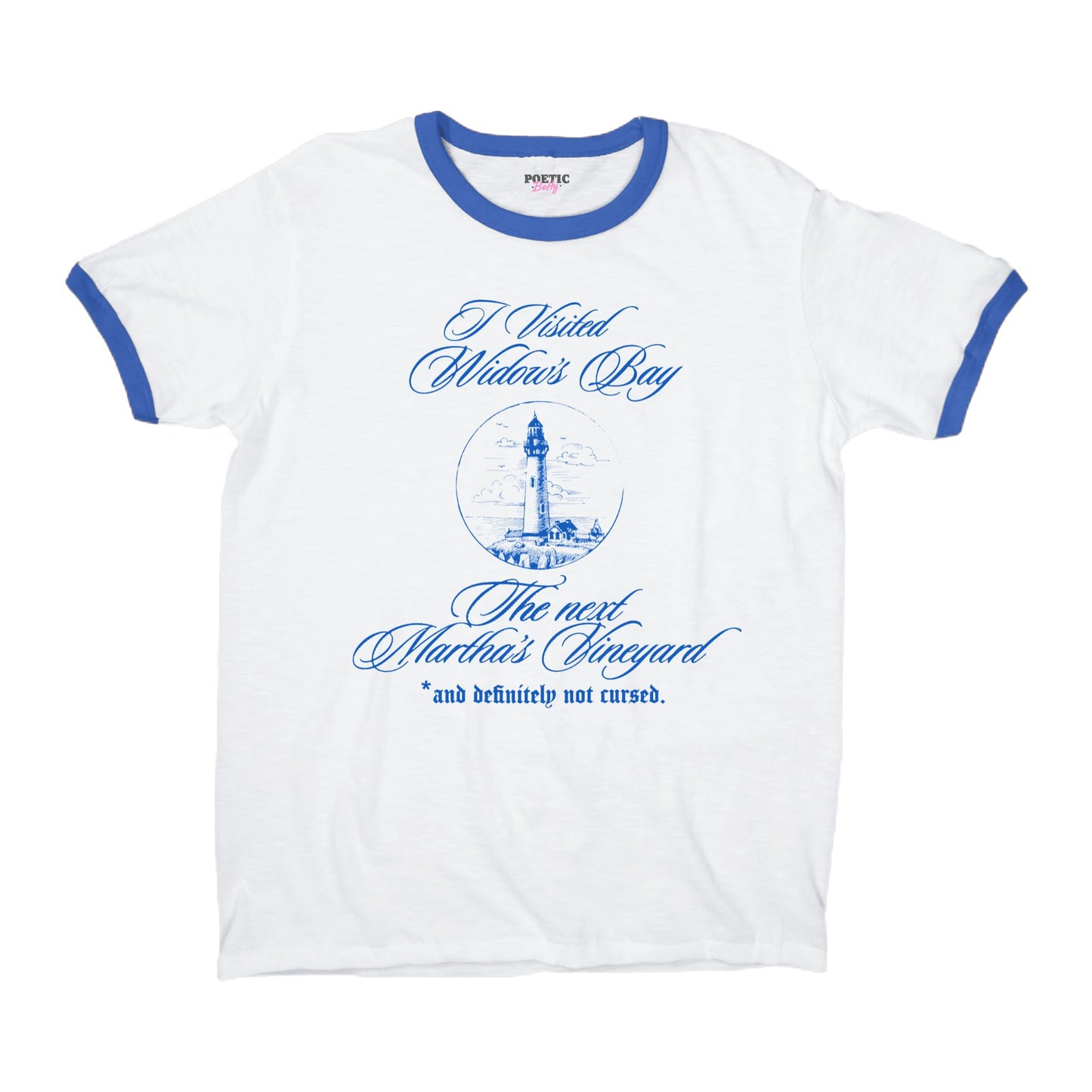 I Visited Widow's Bay The Next Martha's Vineyard Vintage Ringer Souvenir T-Shirt
