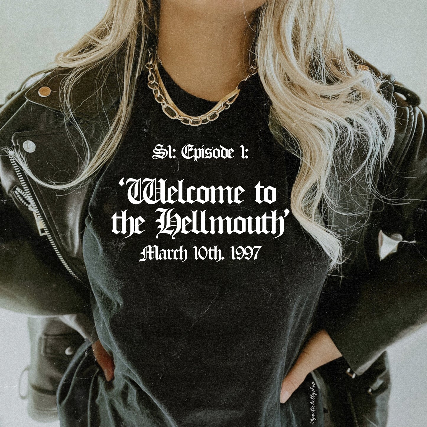 Welcome To The Hellmouth Episode 1 T-Shirt - Black Unisex