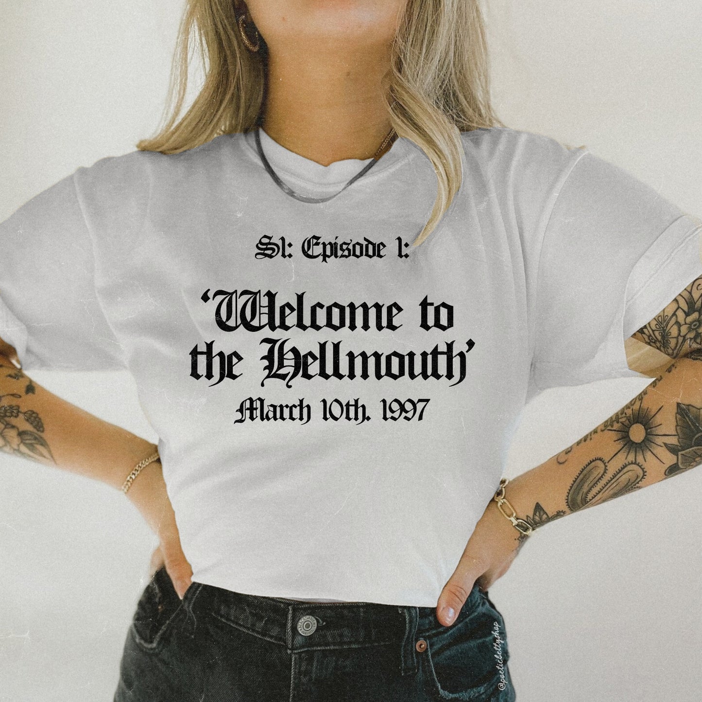 Welcome To The Hellmouth Episode 1 T-Shirt - Black Unisex