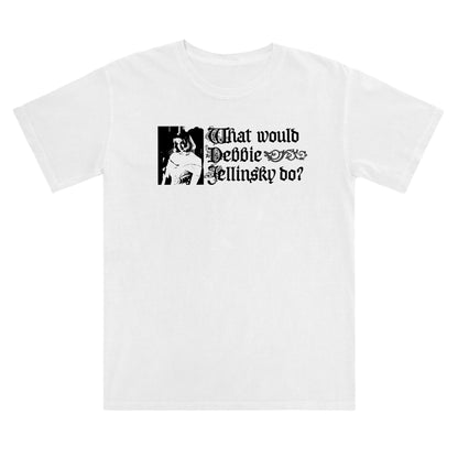 What Would Debbie Jellinsky Do Pastel Blue T-Shirt