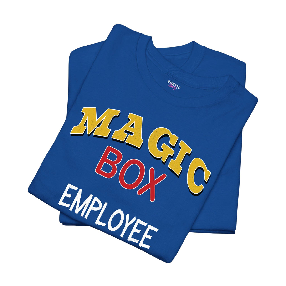 Magic Box Employee Royal Blue BtVS  Unisex Blue T-Shirt