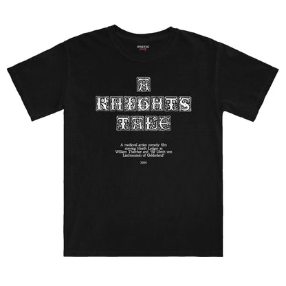 Medieval A Knight's Tale Initials Carved Vintage T-Shirt