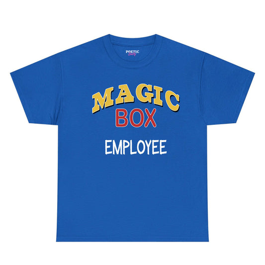 Magic Box Employee Royal Blue BtVS  Unisex Blue T-Shirt