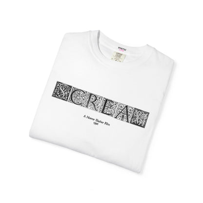 Slasher Film Scream Vintage Carved Initials Movie T-Shirt