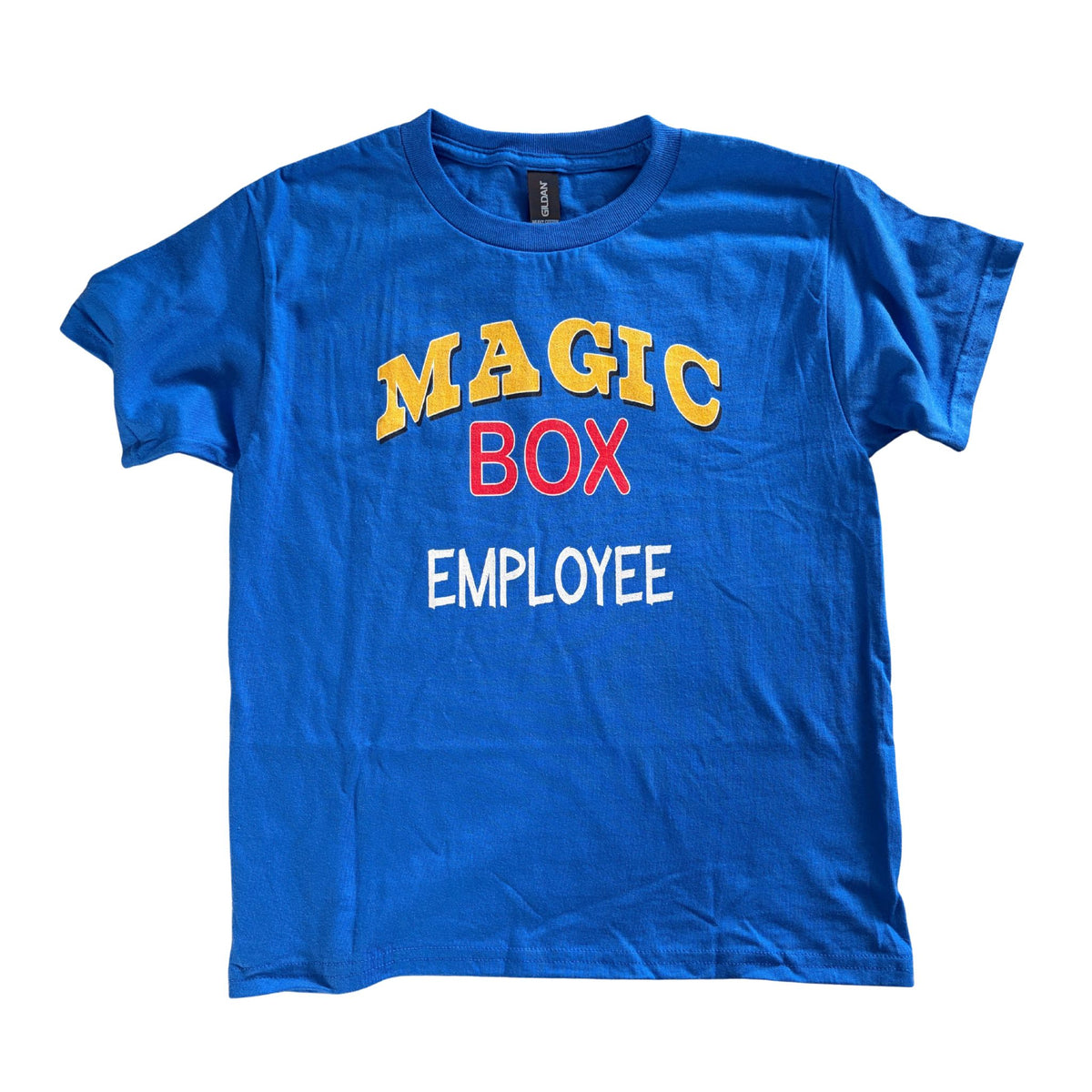 Magic Box Employee Royal Blue BtVS  Unisex Blue T-Shirt