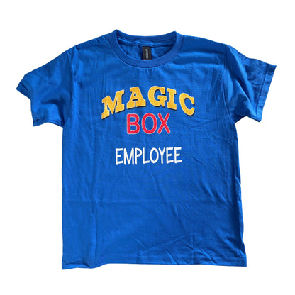 Magic Box Employee Royal Blue BtVS  Unisex Blue T-Shirt