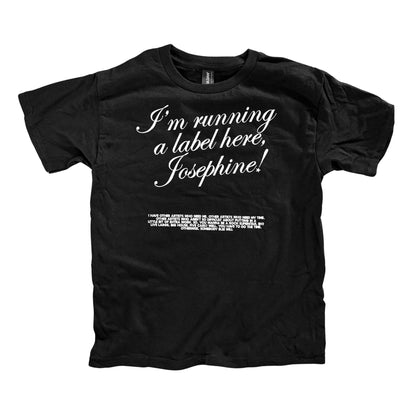 Wyatt Frame Running a Label Josephine Vintage Youth Fit Tee