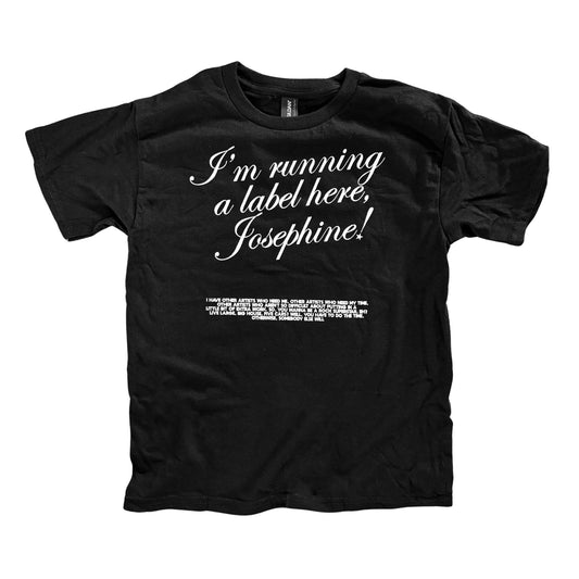 Wyatt Frame Running a Label Josephine Vintage Youth Fit Tee