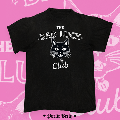 The Bad Luck Club Black Cat Graphic Unisex T-Shirt