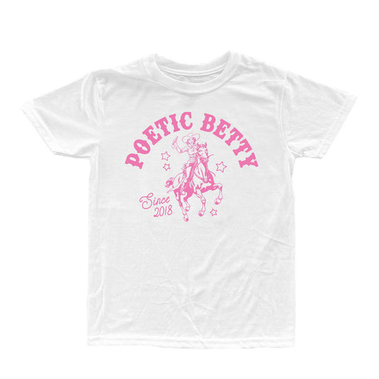 Poetic Betty™ Retro Cowgirl Betty Since 2018 100% Cotton Unisex T-Shirt