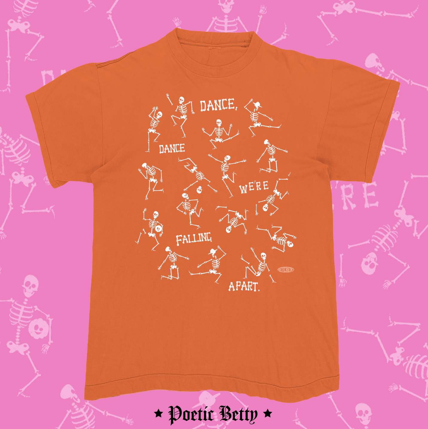 Dance Dance Skeletons Spooky Pop Punk Inspired Unisex T-Shirt