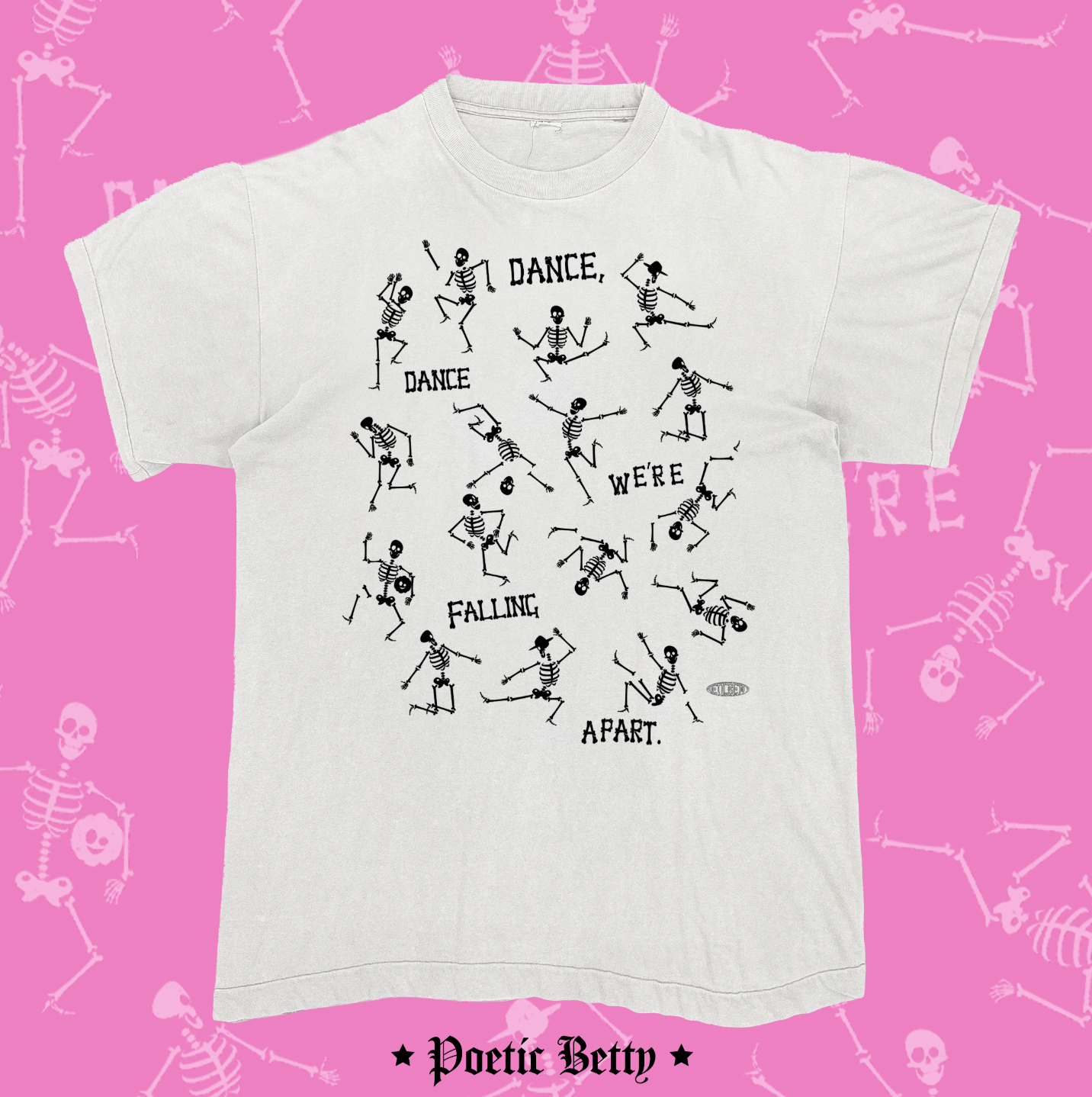 Dance Dance Skeletons Spooky Pop Punk Inspired Unisex T-Shirt