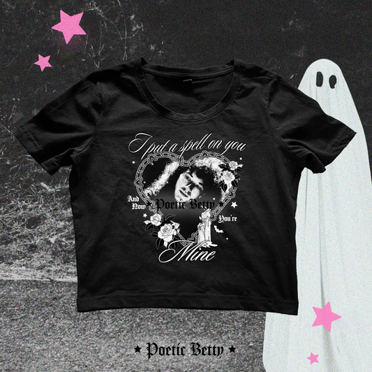 Eddie Munson Hocus Pocus I Put A Spell On You Crop Tee