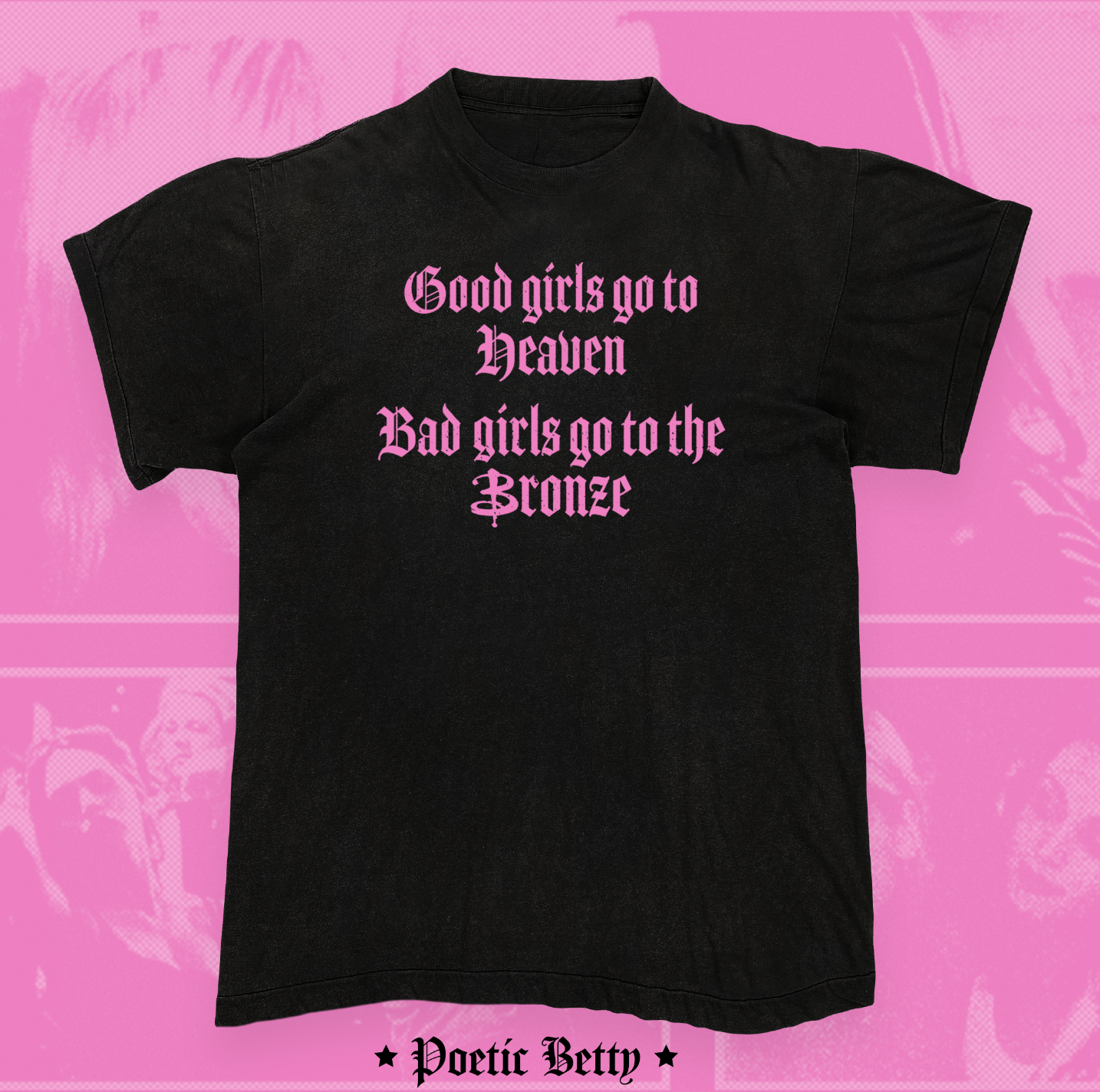 Buffy Vampire Slayer Faith Bad GirlsThe Bronze Graphic Unisex T-Shirt