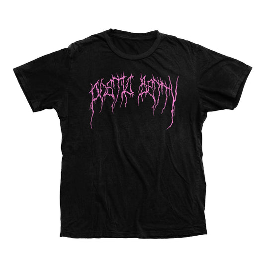 Poetic Betty™ Black Pink Metalcore Logo 100% Cotton Unisex T-Shirt