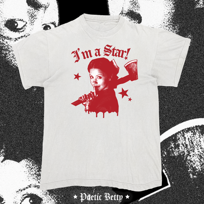 Pearl X I'm a Star Mia Goth Movie Horror Inspired Graphic Unisex T-Shirt