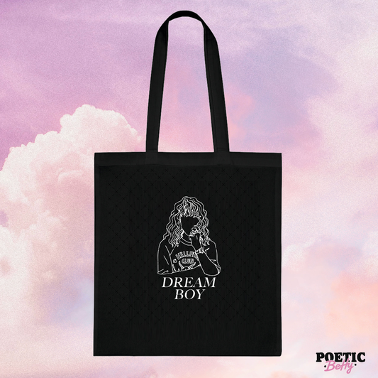 Dream Boy Eddie Munson Black 100% Cotton Tote Bag