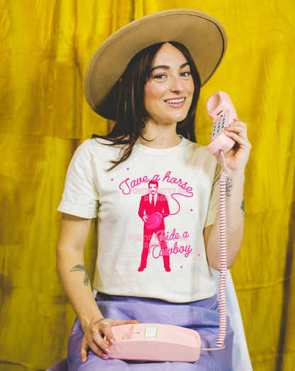 Pedro Pascal Agent Whiskey Cowboy Printed Unisex T-Shirt