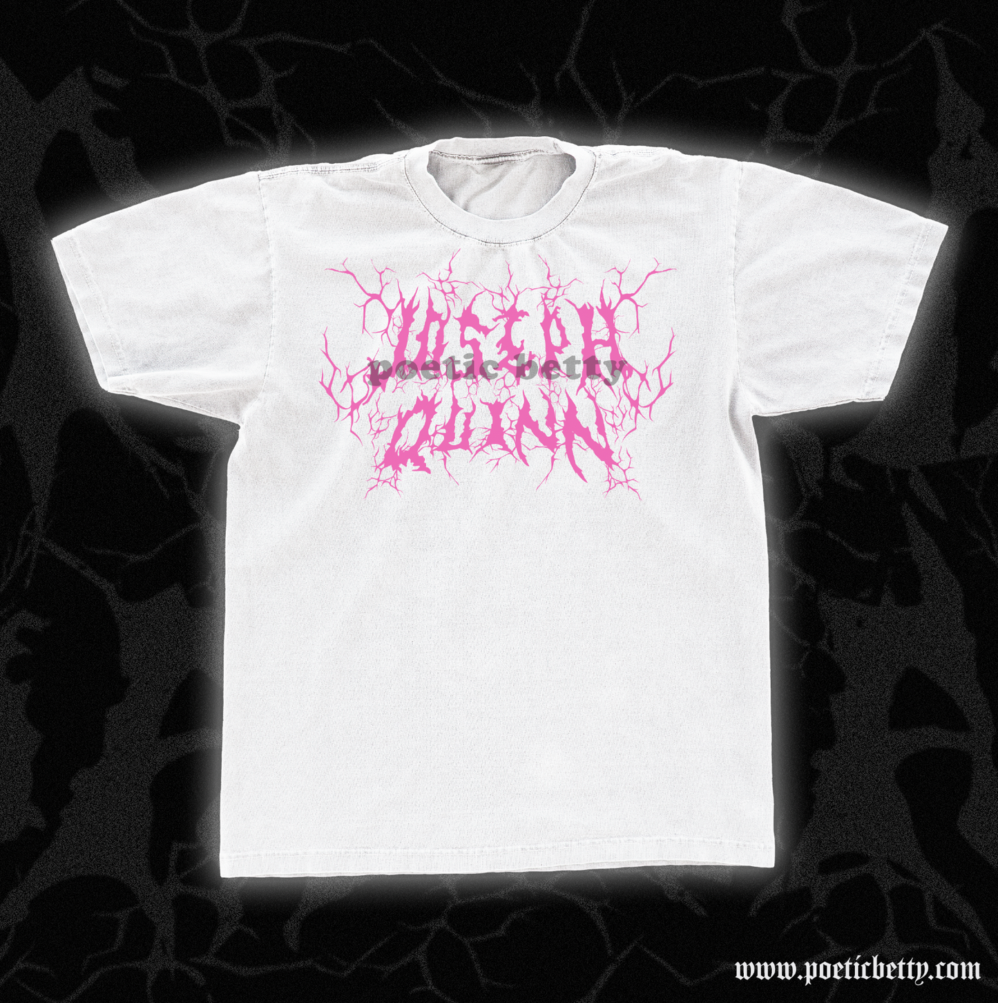 Joseph Quinn Metalcore Death Metal Band Inspired Unisex Poetic Betty T-Shirt