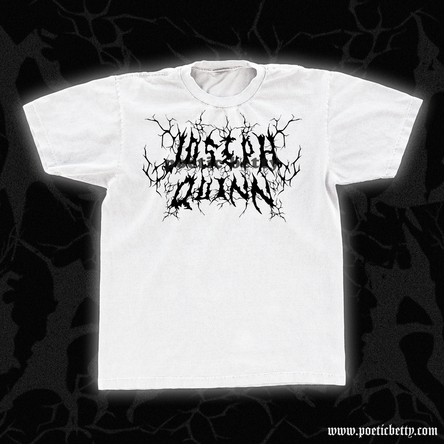 Joseph Quinn Metalcore Death Metal Band Inspired Unisex Poetic Betty T-Shirt