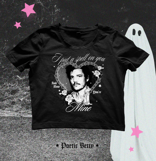 Pedro Pascal Put A Spell On You Crop Tee Crop Tee