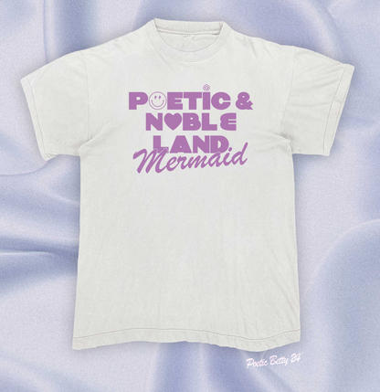 Poetic Noble Land Mermaid Galentine's Day Leslie Knope Parks & Recreation Unisex T-Shirt